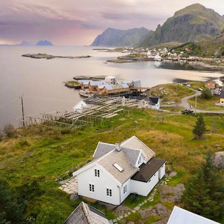 Romantisk hus-med panorama utsikt over lofotodden Sørvågen Eksteriør bilde