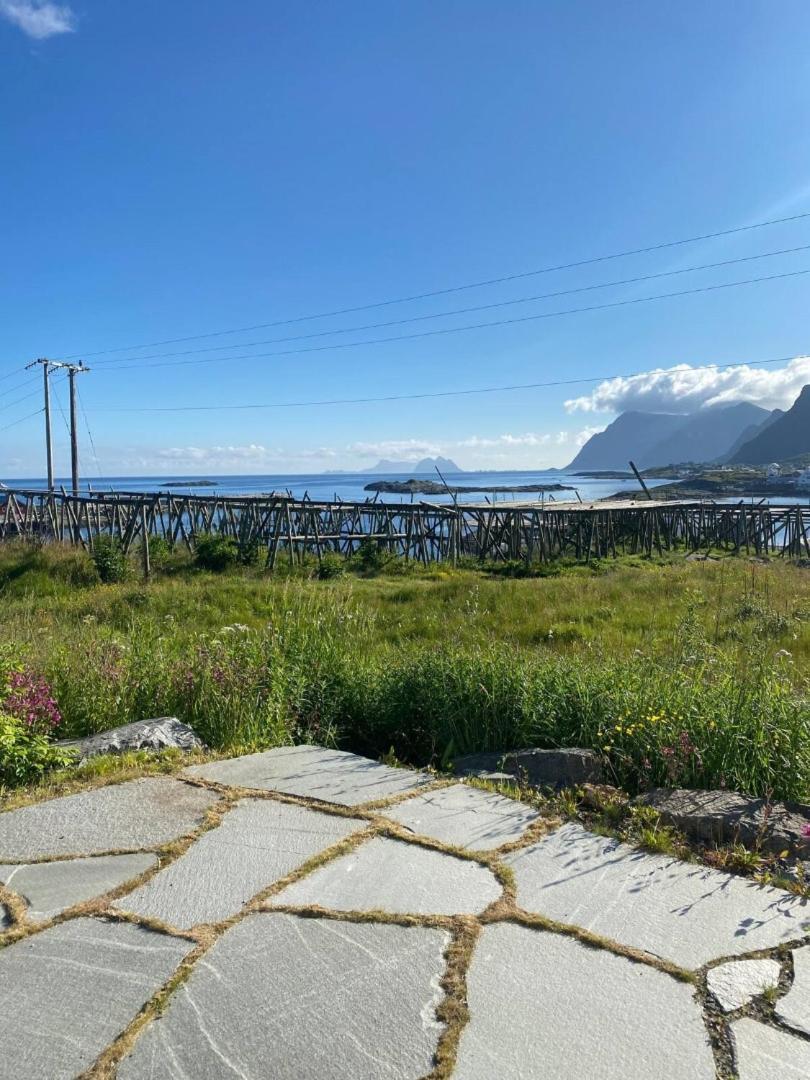 Romantisk hus-med panorama utsikt over lofotodden Sørvågen Eksteriør bilde